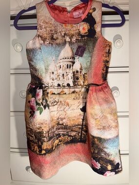 Cutecumber Girls Midi/Knee Length Party Dress Sz 32 (10/12 kids) EUC
